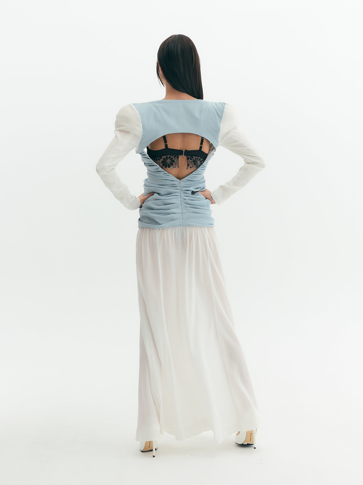 Draped Maxi Dress