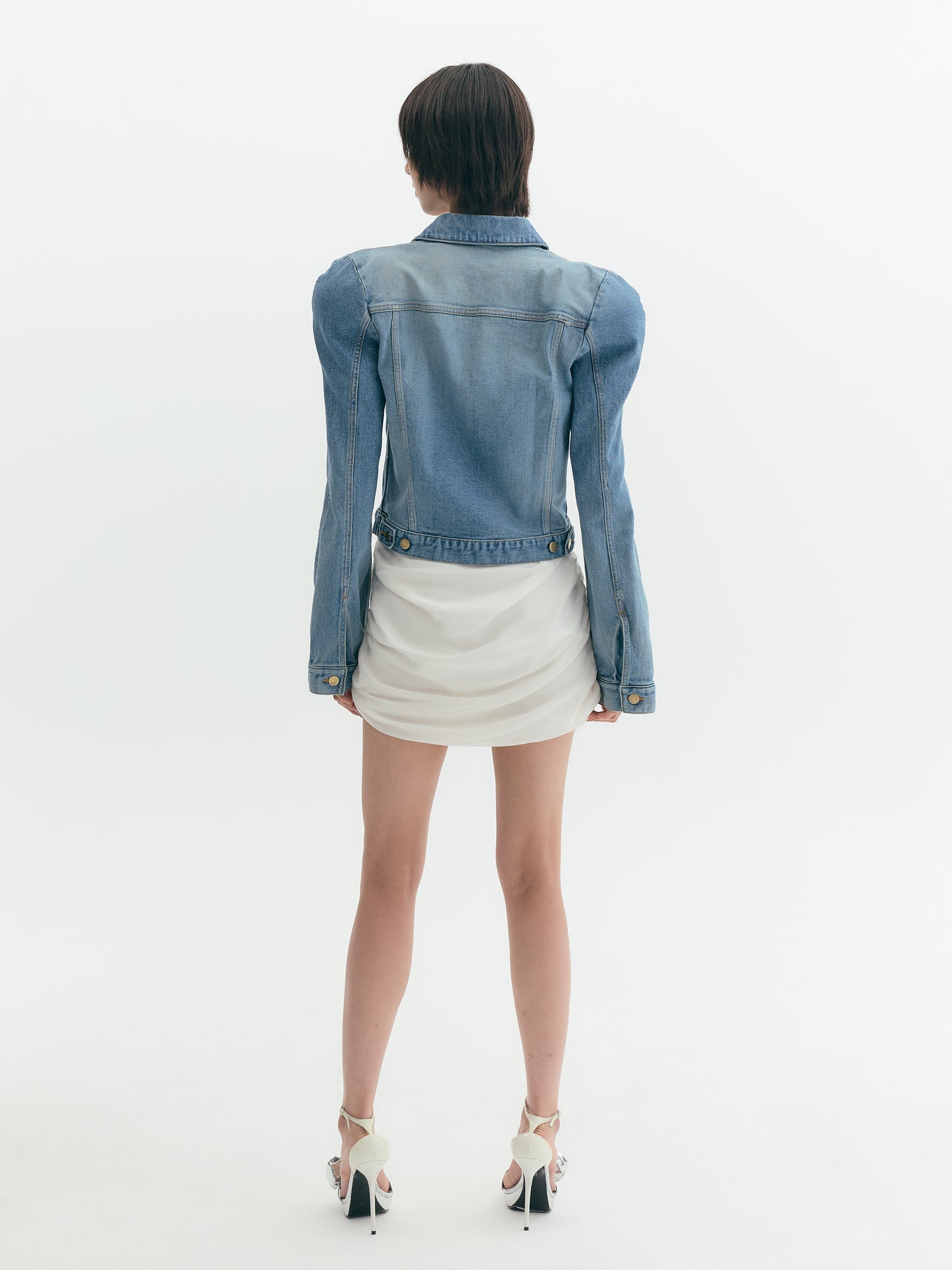 Shoulder Denim Jacket