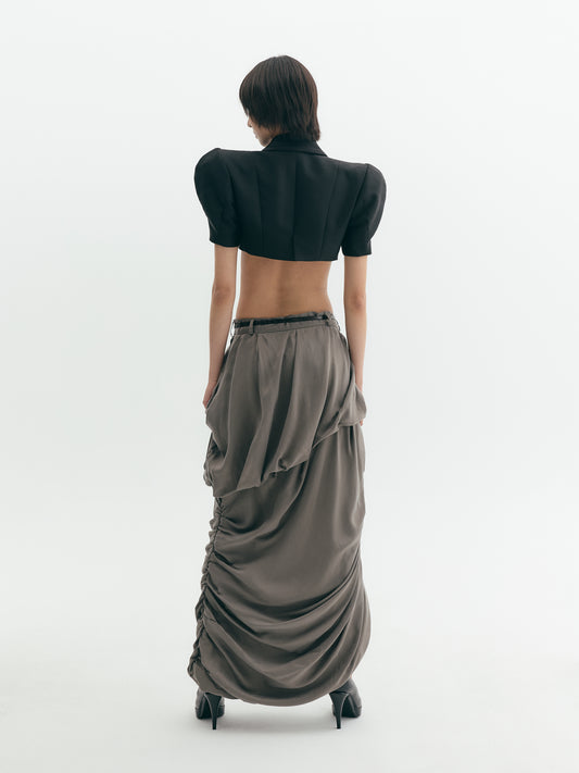 Draped long Skirt