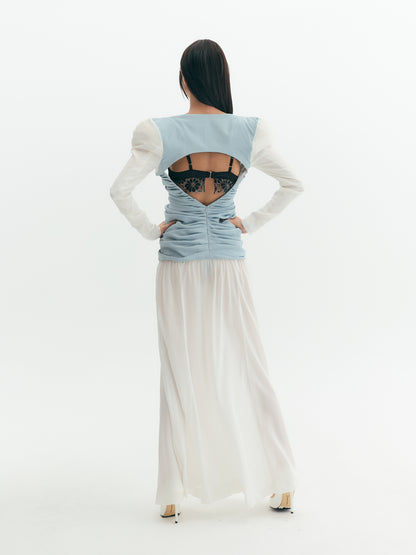 Draped Maxi Dress