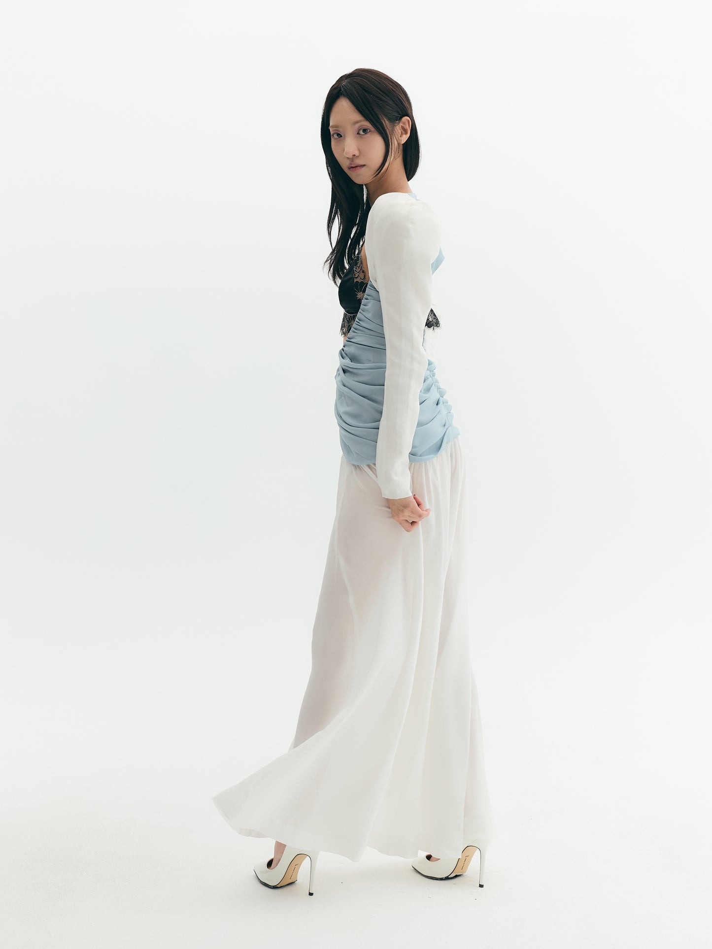 Draped Maxi Dress