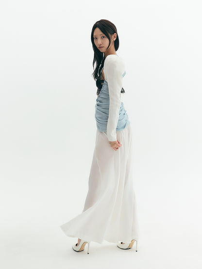 Draped Maxi Dress