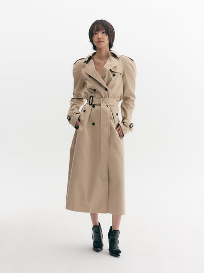 Shoulder Trench Coat