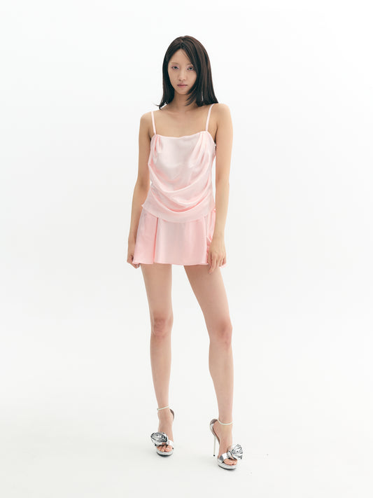Draped Slip Dress