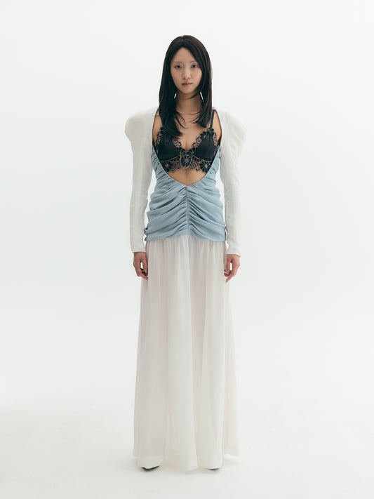 Draped Maxi Dress