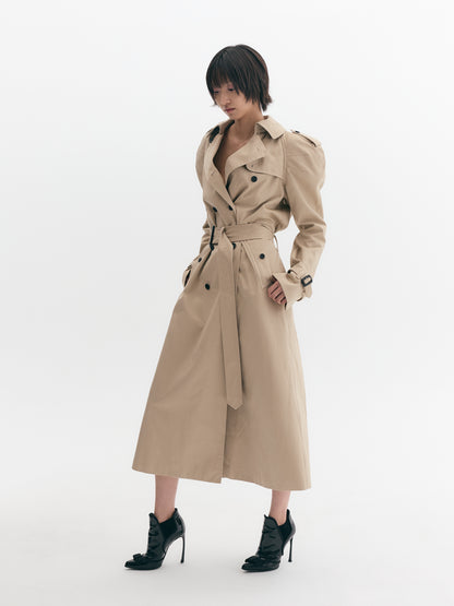 Shoulder Trench Coat