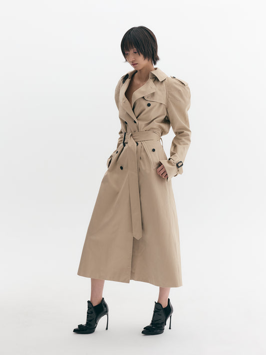 Shoulder Trench Coat