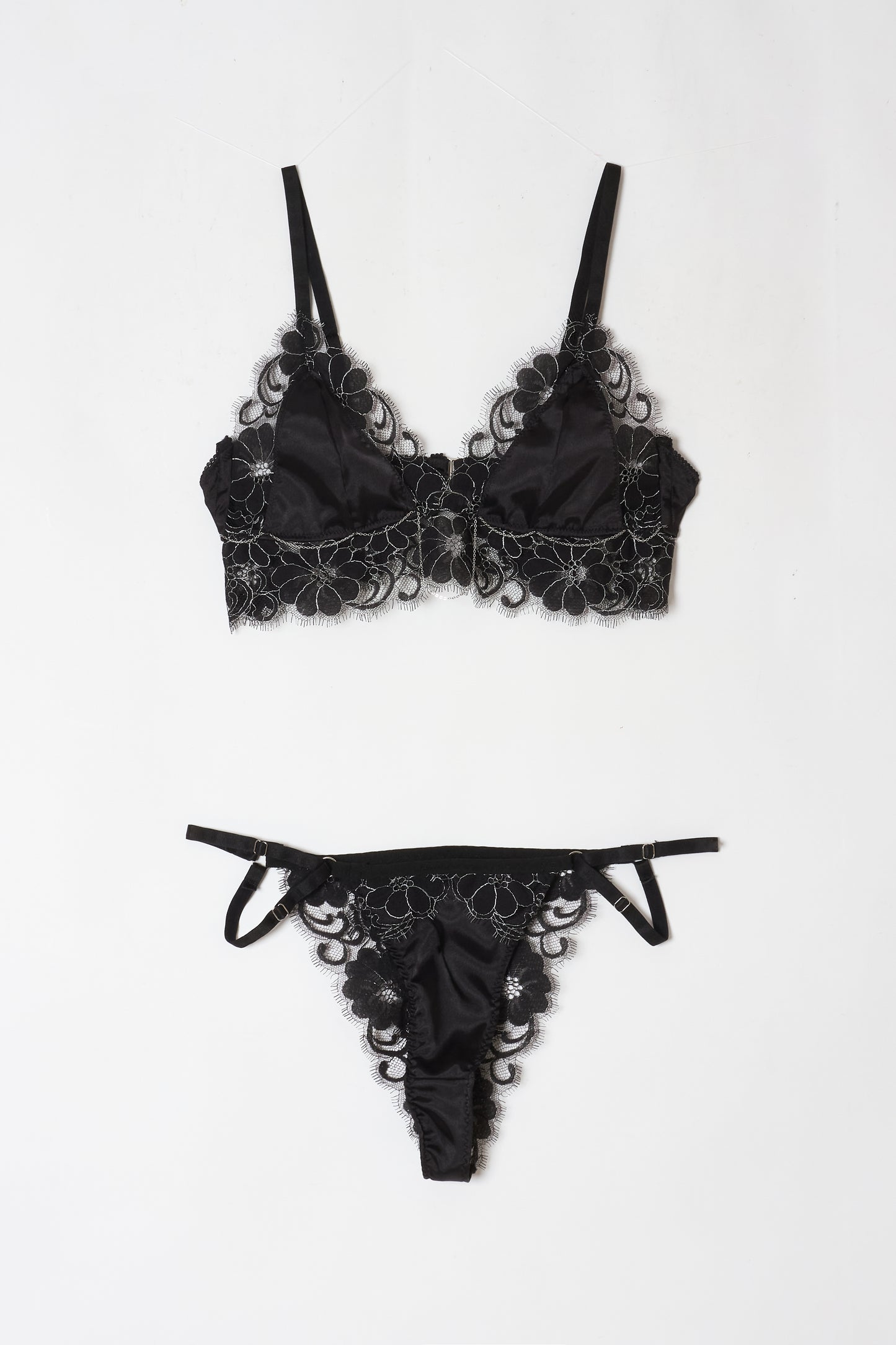 Floral Lace Lingerie Set Up