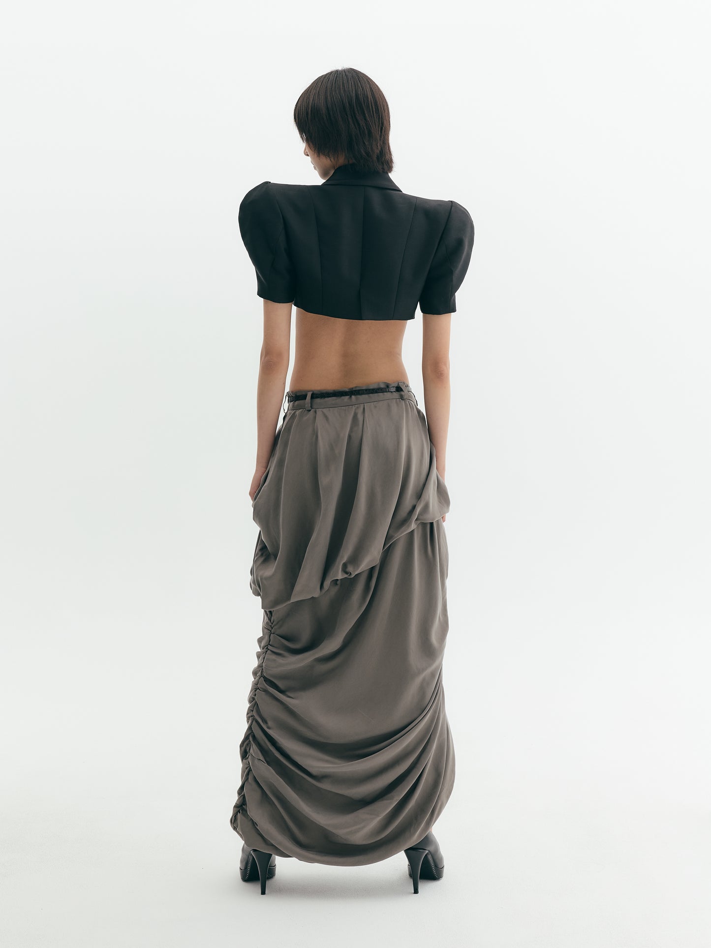 Draped long Skirt